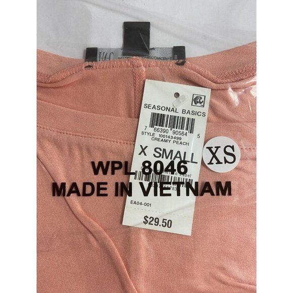 I.N.C. INTERNATIONAL CONCEPTS Women's Dolman-Sleeve Top in Creamy Peach … - Picture 3 of 4